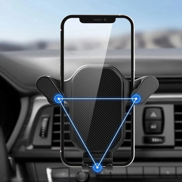 ClingDrive Universal Car Phone Holder – 360° Anti-Shake Vent Mount