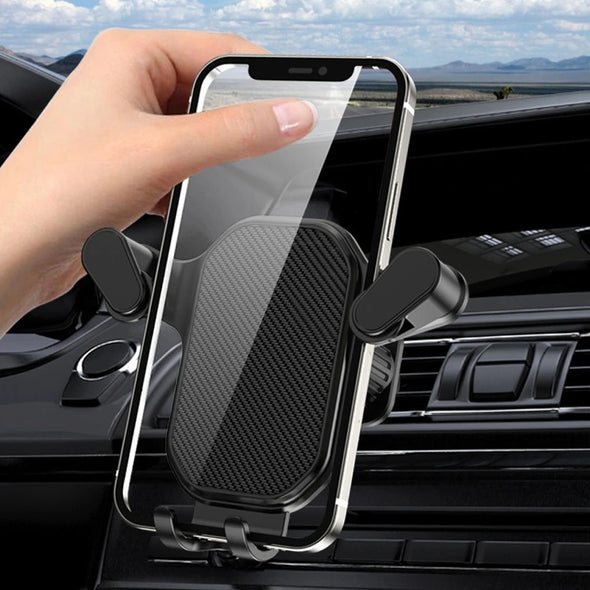 ClingDrive Universal Car Phone Holder – 360° Anti-Shake Vent Mount